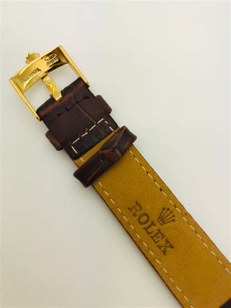 authentic rolex leather watch bands.